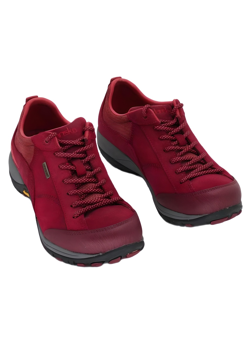 Dansko Womens Paisley Waterproof Suede Walking Shoes Red Size 6.5-7 Size 37EU